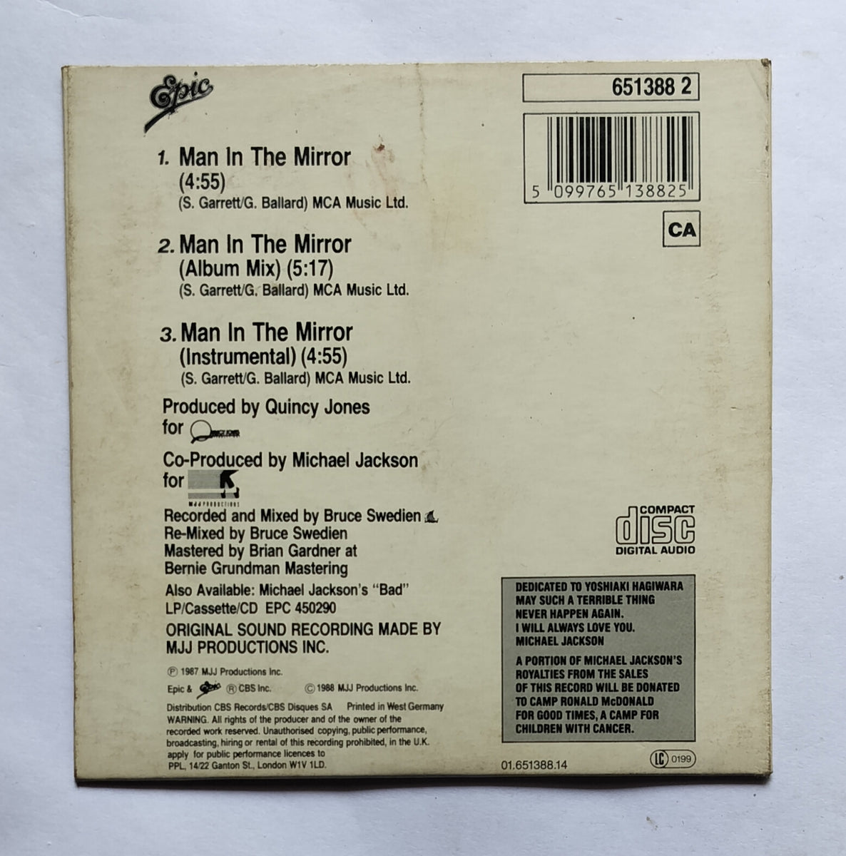 Michael Jackson - Man In The Mirror – AVDigital