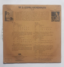 M. S. Gopalakrishnan  - Violin " Carnatic - Instrumental "
