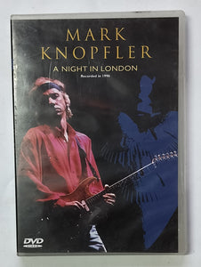 Mark Knopfler - A Night In London " Recorded in 1996 " ( DVD Video , Dolby Digital )