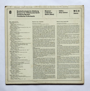 Music Fur Vina - Sudindien " Museum Collection Berlin ( West ) LP 1&2