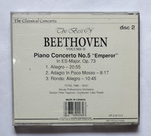 The Best Of Beethoven " Volume 2 " Piano Concerto No. 5 In ES-Major, OP. 73 ( Emperor )