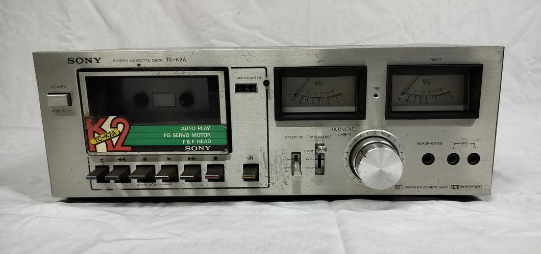 Sony : Stereo Cassette Deck         TC - K2A