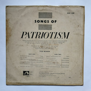Songs Of Patriotism " ECLP 2280 "