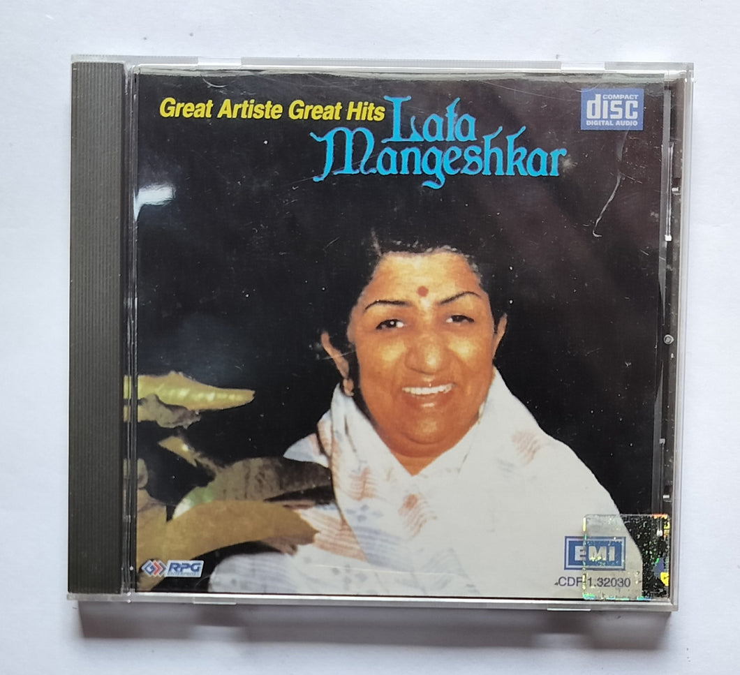 Great Artiste Great Hits Late Mangeshkar