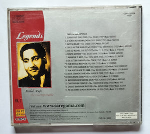 Legends - Mohd. Rafi " The Incomparable " Vol : 1
