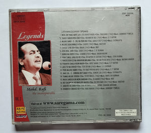 Legends - Mohd. Rafi " The Incomparable "Vol : 3