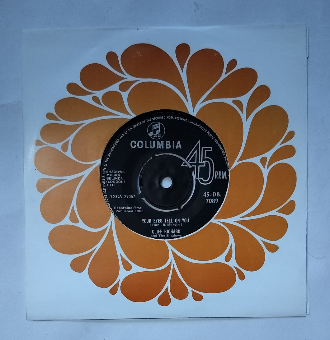 Cliff Richard ( EP, 45 RPM, DB. 7089 ) 1, Your Eyes Tell On You  2, It's All In Game .