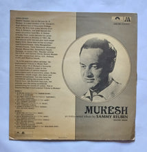 Mukesh - an Instrumental Tribute by Sammy Reuben             " Electric Organ "