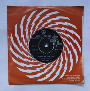 The Beatles ( EP, 45 RPM, R. 5160 ) 1,Things We Said Today , 2,  A Hard Day's Night .