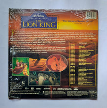 " A Walt Disney Master Piece " The Lion King " Laser Disc Movie "