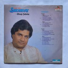 Music India's - Shohrat Ghazals " Anup Jalota " Vol.1 & 2 "