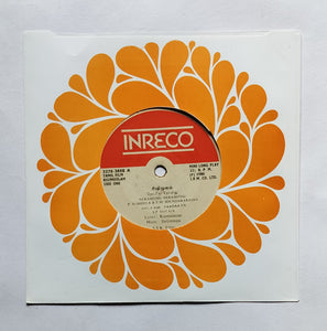 Risimoolam "Mini LP, 33/ RPM" Side One : 1, Neramithu Neramithu , 2, Vaadaa En , Side Two : 1, Mazhai Varuvathu , 2, Aymbarhilum .