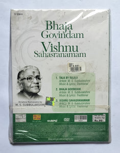 Bhaja Govindam Vishnu Sahasranamam " Krishna Namavalis by : M. S. Subbulakshmi " DVD Video "