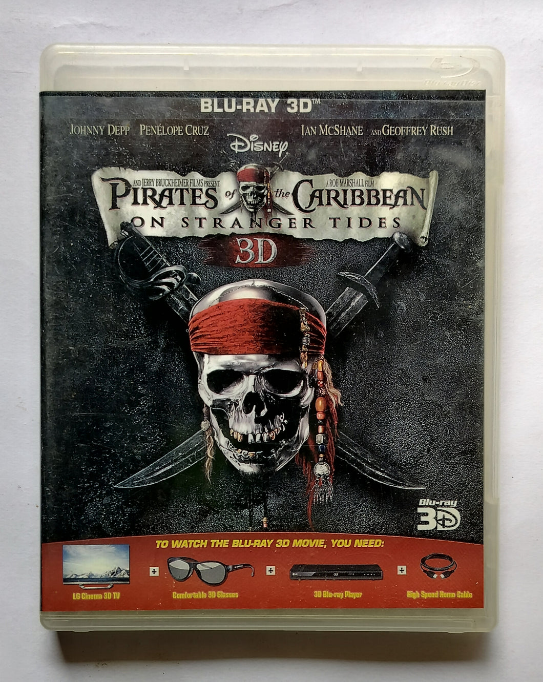 Pirates Of The Caribbean - On Stranger Tides ( Blu-Ray 3D CD )