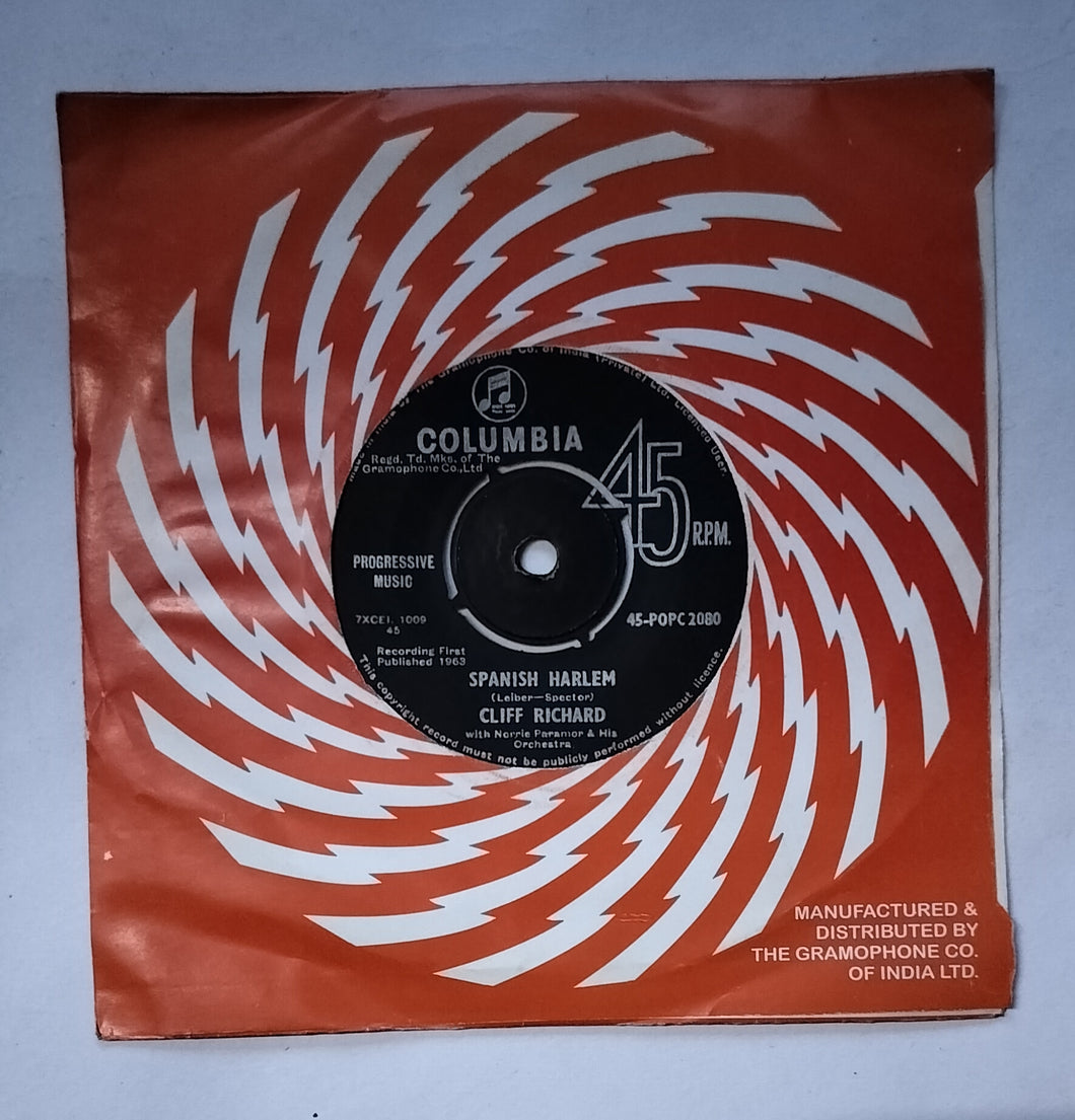 Cliff Richard & The Shadows          ( EP, 45 RPM, POPC2080 )         1, Spanish Harlem , 2, Evergreen Tree .