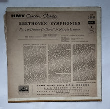Beethoven Symphony No 9        " Choral " Symphony No 5 -            Carl Schuricht ( Paris Conserv atoire Orchestra )