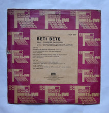 Beti Bete " Music : Shankar Jaikishan "