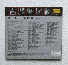 Hits Of K. L. Saigal " Vol. 1 "