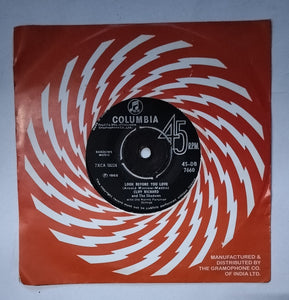 Cliff Richard and The Shadows ( EP, 45 RPM, DB 7660 )               1, Look Before You Love ,              2, The Time In Between .