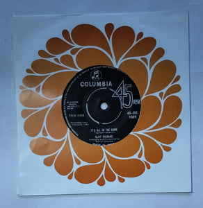 Cliff Richard ( EP, 45 RPM, DB. 7089 ) 1, Your Eyes Tell On You  2, It's All In Game .