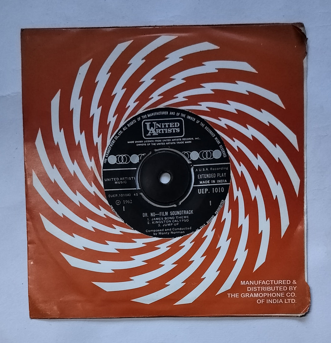 Dr. No - Film Soundtrack               ( EP, 45 RPM, UEP. 1010 ) 1 : 1, James Bond Theme , 2, Kingston Calypso , 3, Jump Up 2 : 1, Under The Mango Tree , 2, Twisting With James .