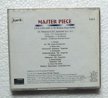 Master Piece - Live At Sri Krishna Gana Sabha " D. K. Pattammal & D. K. Jayaraman " Vocal - Vol.1 ( 1975 )