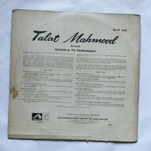Ghazals To Remember Talat Mahmood