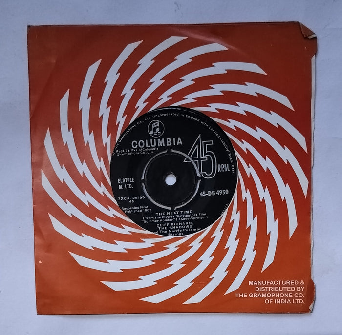 Cliff Richard & The Shadows        ( EP, 45 RPM, DB 4950 ) 1, The Next Time , 2, Bachelor Boy .