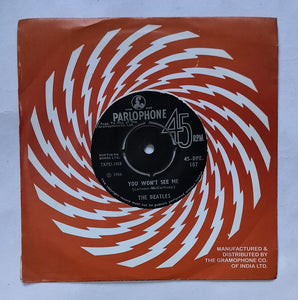 The Beatles ( EP, 45 RPM, DPE. 187 ) 1, You Won't See Me , 2, Michelle.