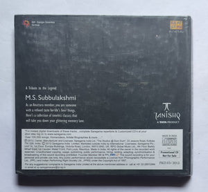 A Tribute to the Lagend Best Of M. S. Subbulakshmi " Purity Is Forever "