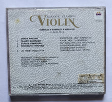 " Karnatic Classical Violin "         Kunnakkudi Vaidnathan Violin - Trio
