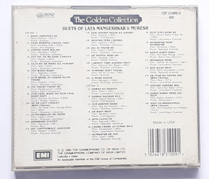The Golden Collection - Duets Of  Lata Mangeshk  & Mukesh  " 2 CD Pack  "