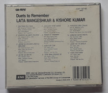 Duets to Remember - Lata Mangeshkar  & Kishore Kumar