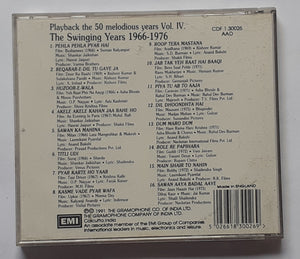 Play Back  The  50 Melodious Years " The Swinging Years 1966 - 1976 " Vol : 4