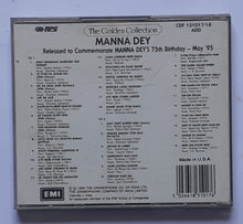 The Golden Collection- Manna Dey ( Relesed To  Commemorate Manna Dey's 75 th Birthday - May '95 ) 2 CD Pack
