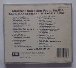 Choicest Selection From Sajda - Lata Mangeshkar  & Jagjit Singh " Music : Jagjit Singh  "