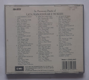 In Harmony Duets Of Lata Mangeshkar & Mukesh