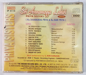 Priya Sisters ( Sri Annamayya Lahiri ) Ku. Shanmukha Priya & Ku. Hari Priya - Vocal