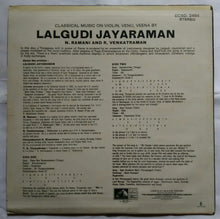 Violin, Venu, Veena - Lalgudi G. Jayaraman & N. Ramani, R. Venkatraman