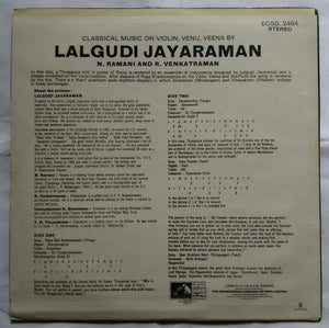 Violin, Venu, Veena - Lalgudi G. Jayaraman & N. Ramani, R. Venkatraman