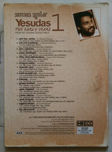 Yesudas The Early Years - Vol -1