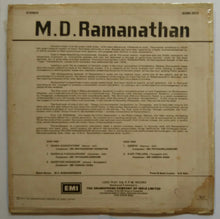 M. D. Ramanathan - Carnatic vocal