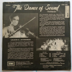 The Dance Of Sound Thillanas : Lalgudi G. Jayaraman