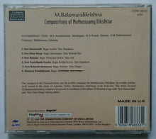Dr. M. Balamuralikrishna - Compositions of Muthuswamy Dikshidar