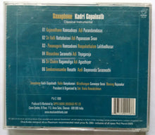 Saxophone : Kadri Gopalnath ( Classical Instrumental )