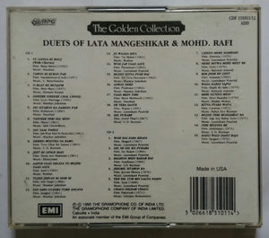 The Golden Collection : Duets Of Lata Mangeshkar & Mohd Rafi - Disc 1&2