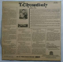 Mysore T. Chowdiah ( 1894 - 1967 ) Carnatic - Violin