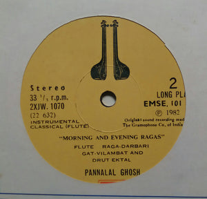Morning & Evening Ragas ( Ustad Ali Akbar Khan , Pandit Ravi Shankar , Pannalaal Ghosh ) Three Set Record in this Pack