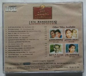 The Golden Collection Lata Mangeshkar ( Sentimental Hits 70' s & 80' s )