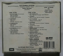 M. S. Subbulakshmi Classical Carnatic - Vocal ( Radio Recitals ) 2 CD Pack